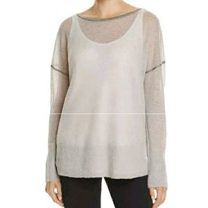 NWT LAFAYETTE pullover mohair top MSRP $498 -